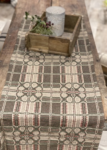 YORKTOWN WEAVE GREEN/RED/TAN